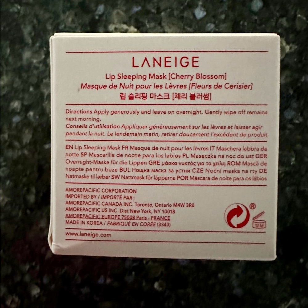 Laneige Cherry Blossom Lip Mask - NEW IN BOX  RARE  SOLD OUT Full size - Picture 7 of 8